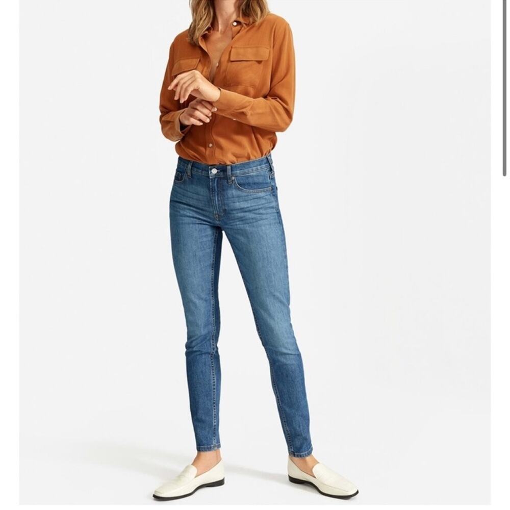 Everlane Mid Rise Skinny Jeans